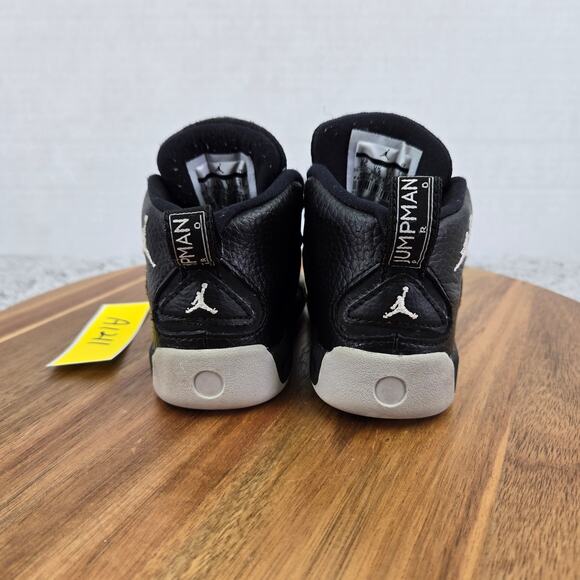 Jordan Jumpman Pro BT TD Black Leather Casual Daily Sneakers Kids 6c 909418-022 - Picture 2 of 9